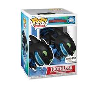 Funko Pop! Premium: How to Train Your Dragon - Toothless with Lightning - Exclusivité Amazon - Figurine en Vinyle à Collectionner - Idée de Cadeau - Produits Officiels - Movies Fans