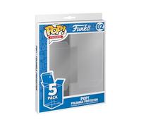 Funko Pop! Protector : 5PK Protecteur Pop Pliable (Non-UV) - Premium Protector Display Cases Pop ! Durables - Transparentes - Stockage empilable