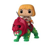 Funko Pop! Ride Deluxe: Masters of The Universe - He-Man on BC - Flocked - Les Maîtres de l'univers - Figurine en Vinyle à Collectionner - Idée de Cadeau - Produits Officiels - TV Fans