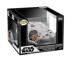 Funko Pop! Ride Super Deluxe: Star Wars - Millenium Falcon with Lando- Exclusivité Amazon - Figurine en Vinyle à Collectionner - Idée de Cadeau - Produits Officiels - Movies Fans