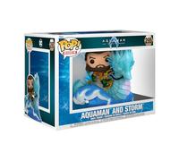 Funko - Figurine Pop! Deluxe Aquaman and the Lost Kingdom - Ride sur Storm - Pop 10 Bleu
