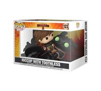 Funko Pop! Rides Deluxe: HTTYD - Hiccup with Toothless - How to Train Your Dragon - Figurine en Vinyle à Collectionner - Idée de Cadeau - Produits Officiels - Jouets pour Les Enfants et Adultes