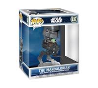 Funko Pop! Rides Deluxe: Star Wars: The Mandalorian and Grogu - The Mandalorian with Grogu in Imperial Remnant AT-RT - Figurine en Vinyle de Collection - Idée Cadeau - Produit Officiel