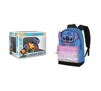 Funko Pop Rides Deluxe Stitch Rocket - Figurine à Collectionner Lilo & Stitch, Sac à Dos Disney Cake HS Fan 2.2 31×44 cm 24L Bleu