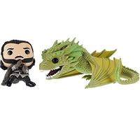 Funko Pop! Rides: Game of Thrones-Jon Snow with Rhaegal- Figurine en Vinyle à Collectionner - Idée de Cadeau - Produits Officiels - Jouets pour Les Enfants et Adultes - TV Fans