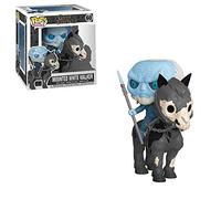 Funko Pop! Rides: Game of Thrones : White Walker on Horse- Figurine en Vinyle à Collectionner - Idée de Cadeau - Produits Officiels - Jouets pour Les Enfants et Adultes - TV Fans