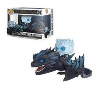Funko Pop! Rides: GOT - Night King & Icy Viserion - Brille Dans le Noir - Game Of Thrones - Figurine en Vinyle à Collectionner - Idée de Cadeau - Produits Officiels - TV Fans