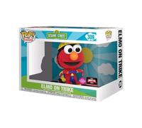 Funko Figurine Pop Rider - Elmo (Sesame Street) sur Trike - Flocked - Exclusif