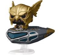 Funko Pop Rides Super Deluxe : Black Adam - Hawkcruser Avec Hawkman