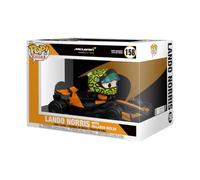 Funko Pop! Rides Super Deluxe: McLaren - Lando Norris | Goodies Officiels - Figurine Vinyle à Collectionner et Déco Étagère - Idée Cadeau Anniversaire pour Fans et Collectionneurs