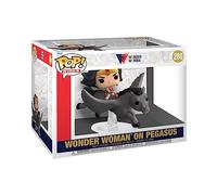 Funko Pop! Rides: WW 80th - Wonder Woman on Pegasus - DC Comics- Figurine en Vinyle à Collectionner - Idée de Cadeau - Produits Officiels - Jouets pour Les Enfants et Adultes