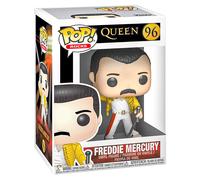 Funko Pop Rocks 96 Reine : Freddy Mercury Wembley 1986 Vinyle Figurine Neuf