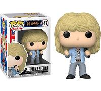Funko Pop! Figurine en vinyle – Joe Elliott (Def Leppard) – Bobble Head n° 147 – 9 cm