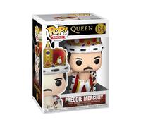 Funko Pop! Rocks: Freddie Mercury King - Queen - Exclusivité Amazon - Figurine en Vinyle à Collectionner - Idée de Cadeau - Produits Officiels - Jouets pour Les Enfants et Adultes - Music Fans