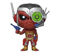 Funko Pop! Rocks: Iron Maiden - Skeleton Eddie - Somewhere in Time - 1/6 Odds for Rare Chase Variant - Figurine en Vinyle à Collectionner - Idée de Cadeau - Produits Officiels - Music Fans