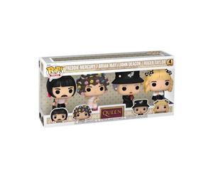 Funko Pop ! Rocks : Queen - Freddie Mercury - I Want to Break Free - (4PK) - Figurine de Vinyle à Collectionner - Marchandise Officielle - Jouets pour Enfants et Adultes - Fans de Musique