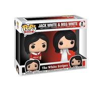 Funko Pop! Rocks: The Meg White Stripes 2pk - The White Stripes - Figurine en Vinyle à Collectionner - Idée de Cadeau - Produits Officiels - Jouets pour Les Enfants et Adultes - Music Fans