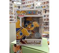 Funko Pop! Animation: OP - Sniper King - 1 Chance sur 6 D'avoir Une Variante Rare Chase - One Piece- Figurine en Vinyle à Collectionner - Idée de Cadeau - Produits Officiels - Anime Fans