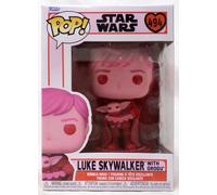 Funko Pop Star Wars Le Mandalorien Valentine Luke Skywalker et Grogu