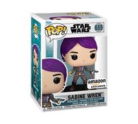 Funko Pop! Star Wars: Ahsoka TV - Sabine Wren - Glow in The Dark- Exclusivité Amazon - Figurine en Vinyle à Collectionner - Idée de Cadeau - Produits Officiels - TV Fans