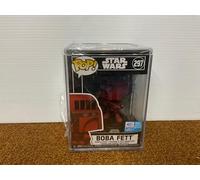 Figurine Star Wars - Boba Fett (Red Futura) Wondercon 2020 Limited Edition With Protector Case Pop 10cm