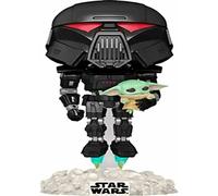 Funko POP Star Wars Dark Trooper With Grogu Exclusive 488 figurine