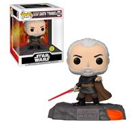 Funko Pop Star Wars : Darth Tyranus Comte Dooku # 522 - Red Saber Serie Vol. 1 - Glow in The Dark