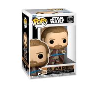 Funko Pop! Star Wars - Figurine Obi-Wan Kenobi de Bataille avec Sable Laser, 10,5 cm (67584)