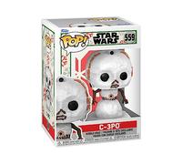 Figurine Funko Pop Star Wars Holiday C-3PO Snowman Multicolore G