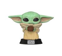 Funko Pop Star Wars La Mandalorien The Enfant W / Tasse 3.75 " Vinyle Figurine