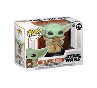 Funko POP! Star Wars: Mandalorian-Grogu (The Child, Baby Yoda) With Frog The Mandalorian - Figurine En Vinyle À Collectionner - Idée De Cadeau - Produits Officiels - TV Fans
