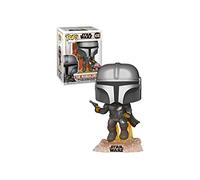 Funko Pop! Star Wars: Mandalorian-Mando Flying with Blaster - Star Wars: The Mandalorian - Figurine en Vinyle à Collectionner - Idée de Cadeau - Produits Officiels - TV Fans