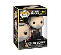 Funko Pop! Star Wars: May The Force - Count Dooku - Retro - Figurine en Vinyle de Collection - Idée Cadeau - Produit Officiel - Jouets pour Enfants et Adultes - Figurine modèle pour collectionneurs