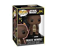 Funko Pop! Figurine Vinyle Star Wars – Mace Windu (Retro) – May The Force – Produit officiel