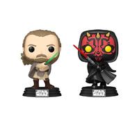 Funko Pop! Star Wars : Qui-Gon Jinn vs Dark Maul Lot de 2 figurines en vinyle