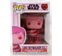 Funko Pop Star Wars Saint-Valentin 2021 494 Luke Skywalker Avec Grogu Neuf