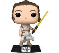 Funko Pop Star Wars: SWEp9- Rey Skywalker with Yellow Saber- Figurine en Vinyle