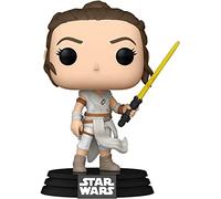 Funko Pop! Star Wars: SWEp9- Rey Skywalker with Yellow Saber- Figurine en Vinyle à Collectionner - Idée de Cadeau - Produits Officiels - Jouets pour Les Enfants et Adultes - Movies Fans