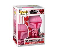 Funko Pop! Star Wars: Valentines - Boba Fett - Mando with Grogu (The Child, Baby Yoda) - The Mandalorian - Figurine en Vinyle à Collectionner - Idée de Cadeau - Produits Officiels - TV Fans