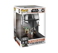 Funko Pop! Starwars: The Mandalorian-10 inch Mando - 1/6 Odds for Rare Chase Variantrome - Star Wars: The Mandalorian - Figurine en Vinyle à Collectionner - Idée de Cadeau - Produits Officiels
