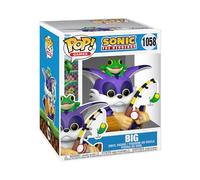 Funko Pop! Super: Sonic - Big The Cat with Froggy - Sonic The Hedgehog - Figurine en Vinyle à Collectionner - Idée de Cadeau - Produits Officiels - Jouets pour Les Enfants et Adultes