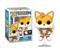 Funko Pop! Figurine vinyle Sonic - Miles 'Tails' Prower (volant) - velours - 1/6 Chase