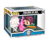 Funko Pop Tanjiro Contre Rui Diorama Figurine Démon Tueur #1034 Animation Moment