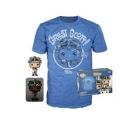 Funko Pop! & Tee: BTTF - Doc with Helmet with Helmet - Extra Large - (XL) - Back to The Future - T-Shirt - Vêtements avec Une Figurine en Vinyle à Collectionner - Idée de Cadeau pour Les Adultes