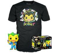 Funko Pop! & Tee: DC - Joker - (BKLT) - Large - (L) - DC Comics - T-Shirt - Vêtements avec Une Figurine en Vinyle à Collectionner - Idée de Cadeau - Jouets et Top à Manches Courtes pour Les Adultes