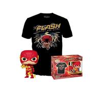 Funko Pop! & Tee: DC - The Flash - Extra Large - (XL) - DC Comics - T-Shirt - Vêtements avec Une Figurine en Vinyle à Collectionner - Idée de Cadeau - Jouets et Top à Manches Courtes pour Les Adultes
