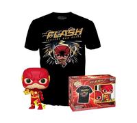 Funko Pop! & Tee: DC - The Flash - Large - (L) - DC Comics - T-Shirt - Vêtements avec Une Figurine en Vinyle à Collectionner - Idée de Cadeau - Jouets et Top à Manches Courtes pour Les Adultes
