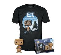 Funko Pop! & Tee: E.T.- E.T. with Reeses - Large - (L) - E.T. The Extra Terrestrial - T-Shirt - Vêtements avec Une Figurine en Vinyle à Collectionner - Idée de Cadeau pour Les Adultes Les Hommes