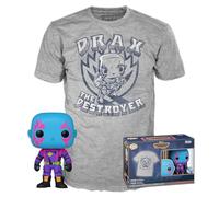 Funko Pop!&Tee: Guardians of The Galaxy - Drax - Extra Large - (XL) - Hot Christmas - T-Shirt - Vêtements avec Une Figurine en Vinyle à Collectionner - Idée de Cadeau pour Les Adultes Les Hommes