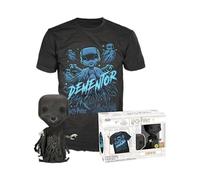 Funko Pop! & Tee: Harry Potter - Dementor - Pailleté - Medium - T-Shirt - Vêtements avec Une Figurine en Vinyle à Collectionner - Idée de Cadeau - Jouets et Top à Manches Courtes pour Les Adultes